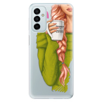 Odolné silikónové puzdro iSaprio - My Coffe and Redhead Girl - Samsung Galaxy M23 5G