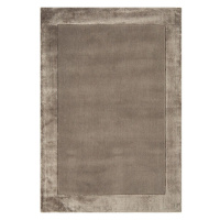 Hnedý ručne tkaný koberec s prímesou vlny 200x290 cm Ascot – Asiatic Carpets