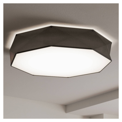 Kantoor Nové stropné svietidlo, Ø 88 cm, čierne TK Lighting