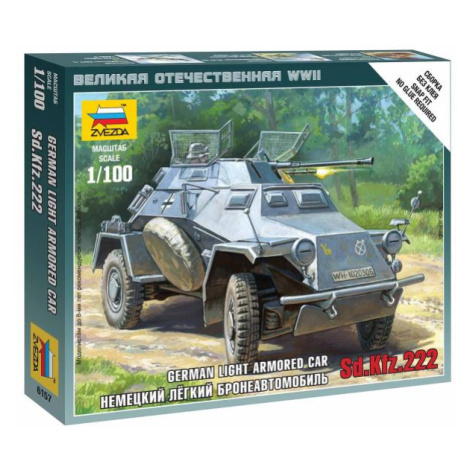 Wargames (WWII) military 6157 - Sd.Kfz.222 Armored Car (1:100)