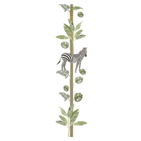 Umývateľná detská tapeta meter TROPICKÉ ZVIERATÁ na stenu Zvoľte rozmer: 18 cm x 270 cm