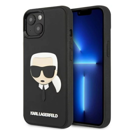 Kryt Karl Lagerfeld KLHCP13SKH3DBK iPhone 13 mini 5,4" black hardcase 3D Rubber Karl`s Head (KLH