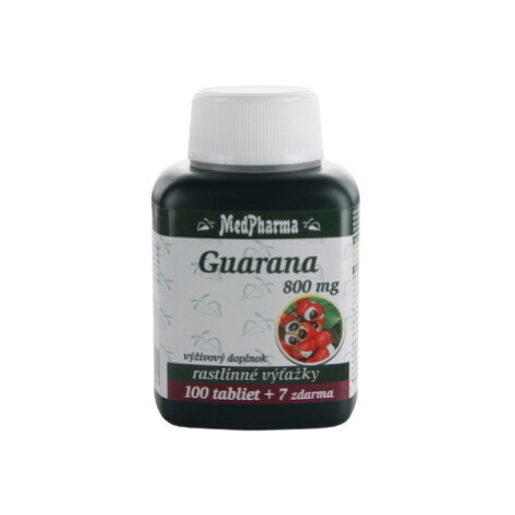 MEDPHARMA Guarana 800 mg 100 + 7 tabliet ZADARMO