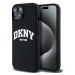 DKNY Liquid Silicone Arch Logo MagSafe Apple iPhone 15 DKHMP15SSNYACH Black