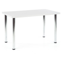 HALMAR Modex 120 jedálenský stôl biela / chróm