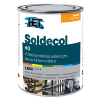 SOLDECOL HG - Vrchná lesklá syntetická farba 0,75 l 5300 - zelený stredný