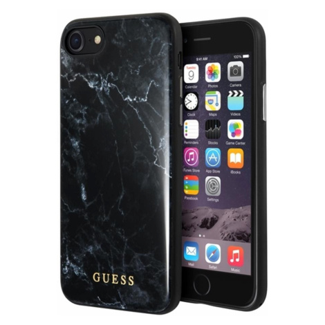 Puzdro Guess na Samsung Galaxy S21 Plus 5G GUHCS21MPCUMABK Marble čierne