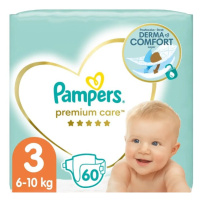 PAMPERS Premium Care S3, 6-10 kg 60 ks