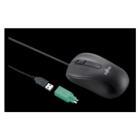 FUJITSU myš M530 USB - 1200dpi Laser Mouse Combo - redukcia USB PS2, 3 button Wheel Mouse with T