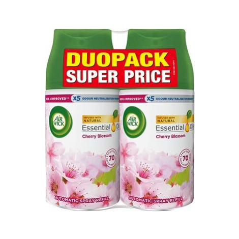 AIR WICK Freshmatic náplň DUO Pure Kvety čerešní 2× 250 ml