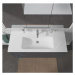 DURAVIT - ME by Starck Umývadlo nábytkové 1230x490 mm, s 1 otvorom na batériu, alpská biela 2336