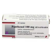 JENAPHARM Panthenol 100 mg 20 tabliet