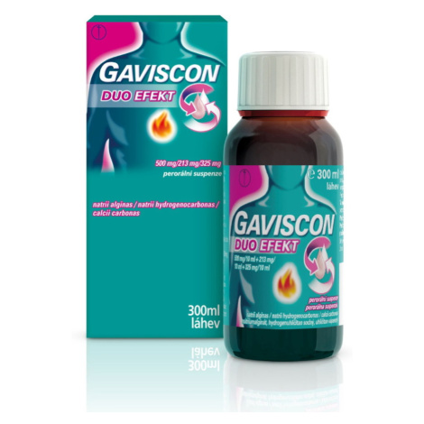 GAVISCON Duo efekt perorálna suspenzia 300 ml