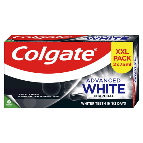 COLGATE zubná pasta Advanced White Charcoal 2 x 75 ml