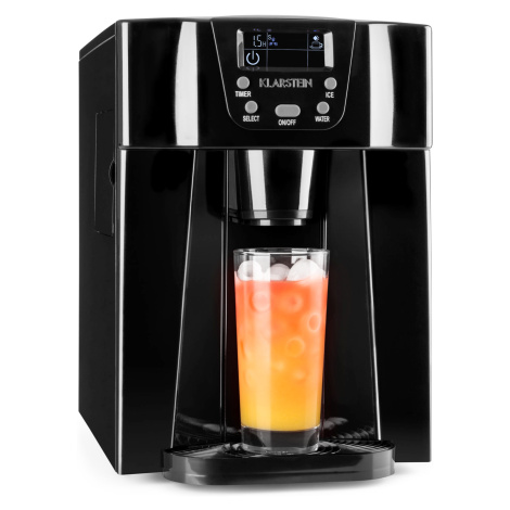 Klarstein Ice Volcano 2 G, výrobník ľadu, 12 kg/24 h, zariadenie na výrobu ľadu, LED, čierny