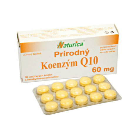 NATURICA Prírodný koenzým Q10 60 mg 30 tabliet