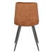 Zamatové jedálenské stoličky v tehlovej farbe v súprave 2 ks Jelt – LABEL51