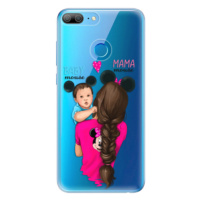 Odolné silikónové puzdro iSaprio - Mama Mouse Brunette and Boy - Huawei Honor 9 Lite