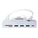 Satechi USB-C Clamp Hub iMac 24-inch (2021) / (1x USB-C až 5 Gbps, 3x USB-A 3.0 až 5 Gbps, inc.