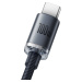 Baseus Nabíjací kábel USB-A / USB-C 100W 2m, Čierny
