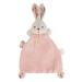 Textilný zajačik na maznanie Coquelicot Rabbit Poppy Doudou K'doux Kaloo ružový 20 cm z jemného 