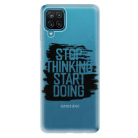 Odolné silikónové puzdro iSaprio - Start Doing - black - Samsung Galaxy A12