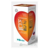 BIOMIN VITAMIN K2 D3 PREMIUM 2000 I.U., 60 ks