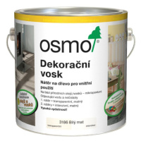OSMO Dekoračný vosk - intenzívny 2,5 l 3186 - biely mat