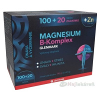 GLENMARK Magnesium B-Komplex + Zinok, 100+20 tbl