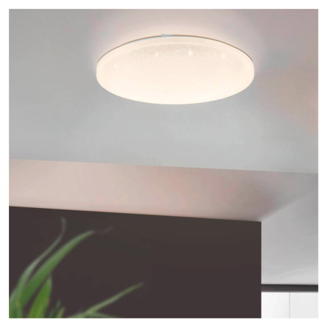 Stropné LED svietidlo Frania-S efekt krištáľ Ø43cm EGLO