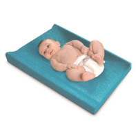 BABYMATEX Poťah na prebalovaciu podložku Froté bledoružová 80x50 cm