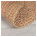 Kusový koberec Capri Jute Natural/Coral kruh - 180x180 (průměr) kruh cm Flair Rugs koberce