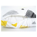 Žlto-biele krepové obliečky na jednolôžko 140x200 cm Top Class -  B.E.S.