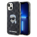 Original faceplate case KARL LAGERFELD KLHCP15SHNKMKLK for iPhone 15 (Ikonik Monogram / black)