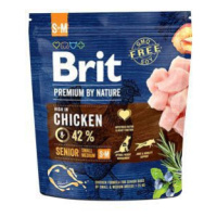 Brit Premium Dog by Nature Senior S+M 1kg zľava
