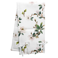 LevinFelin levin felin bavlnený mantinel do hranatej postieľky 140×70cm farba:Biele kvety