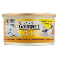 GOURMET GOLD Savoury Cake s kuraťom a mrkvou konzervy pre mačky 12 x 85g