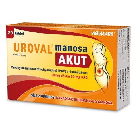 UROVAL manosa AKUT 20 tabliet