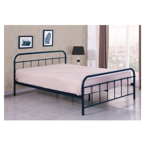 Kovová posteľ Donasi 120x200 cm čierna Halmar