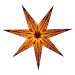 Sterntaler zamatová papierová hviezda Ø 75 cm žltá
