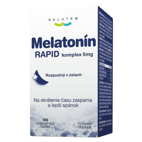 SALUTEM Melatonin Rapid komplex 5mg 100 tabliet