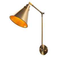 Nástenná lampa Berceste V zlatá