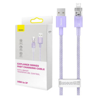 Kábel Fast Charging cable Baseus USB-A to Lightning  Explorer Series 2m, 2.4A, purple (693217262