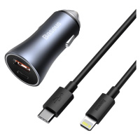 Nabíjačka do auta Baseus Golden Contactor Pro car charger, USB + USB-C, QC4.0+, PD, SCP, 40W (da