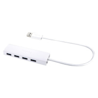 TRONIC® USB adaptér 3.0, 4 porty (biela)