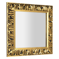 ZEEGRAS zrkadlo v ráme, 90x90cm, zlatá IN416