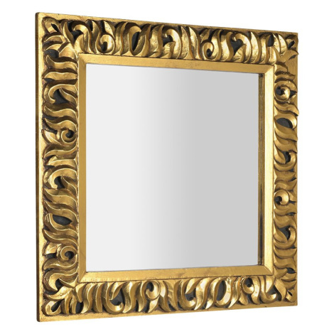 ZEEGRAS zrkadlo v ráme, 90x90cm, zlatá IN416 Sapho
