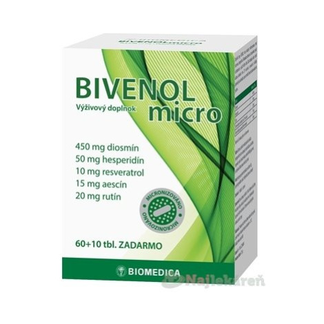 Biomedica Bivenol micro 60 + 10 tabliet