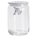 Dizajnová sklenená nádoba Gianni, biela, priem. 10.5 cm - Alessi