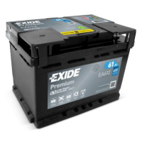 EXIDE Premium 61Ah Autobatéria 12V , 600A , EA612